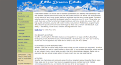 Desktop Screenshot of littledreamsestate.com